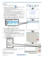 Preview for 6 page of Vivosonic Integrity V500 Quick Reference