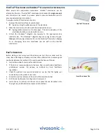 Preview for 8 page of Vivosonic Integrity V500 Quick Reference