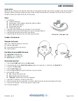 Preview for 11 page of Vivosonic Integrity V500 Quick Reference