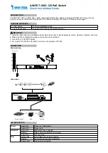 Preview for 1 page of Vivotek AW-FET-100C-120 Quick Installation Manual