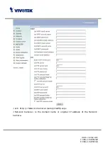 Предварительный просмотр 46 страницы Vivotek Dual-Codec User Manual