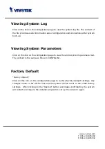 Предварительный просмотр 59 страницы Vivotek Dual-Codec User Manual