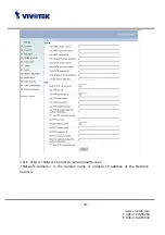 Preview for 47 page of Vivotek FD6111V User Manual