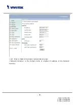 Предварительный просмотр 42 страницы Vivotek FD6112V User Manual