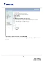 Preview for 53 page of Vivotek FD6112V User Manual