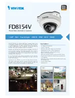 Предварительный просмотр 1 страницы Vivotek FD8154V Brochure & Specs