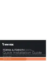 Предварительный просмотр 1 страницы Vivotek FD8164 Quick Installation Manual