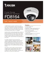 Предварительный просмотр 1 страницы Vivotek FD8164 Technical Specifications