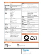 Предварительный просмотр 2 страницы Vivotek FD8164 Technical Specifications