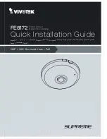 Предварительный просмотр 1 страницы Vivotek FE8172 Quick Installation Manual