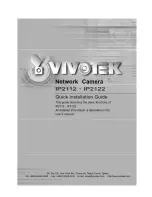 Preview for 1 page of Vivotek IP2112 Quick Installation Manual