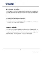 Preview for 48 page of Vivotek IP3132 User Manual