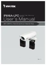 Предварительный просмотр 1 страницы Vivotek IP816A-LPC User Manual