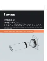 Vivotek IP8337H-C Quick Installation Manual предпросмотр