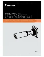 Preview for 1 page of Vivotek IP8337H-C User Manual