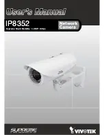 Preview for 1 page of Vivotek IP8352 User Manual