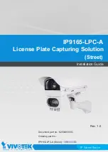 Vivotek IP9165-LPC-A Installation Manual preview