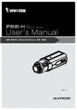 Vivotek IP9181-H User Manual preview