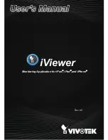 Vivotek IViewer User Manual предпросмотр