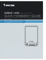 Vivotek ND8321 Quick Installation Manual preview