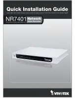 Vivotek NR7401 Quick Installation Manual предпросмотр