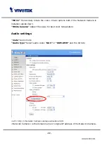 Предварительный просмотр 43 страницы Vivotek PT7137 User Manual
