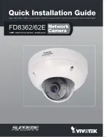 Vivotek Supreme FD8362 Quick Installation Manual preview