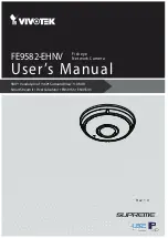 Vivotek SUPREME use IP FE9582-EHNV User Manual preview