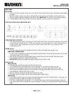 Preview for 3 page of Vixen Air VXO4831BF Installation Manual