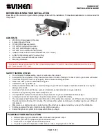 Vixen Air VXO4841CF Installation Manual preview