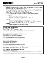 Preview for 5 page of Vixen Air VXO4841DCF Installation Manual