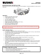 Preview for 1 page of Vixen Air VXO4850CF Installation Manual