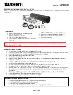 Vixen Air VXO4852DC Installation Manual preview