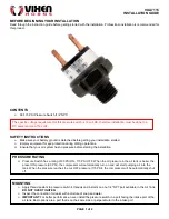 Preview for 1 page of Vixen Horns VXA7115 Installation Manual