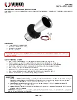 Предварительный просмотр 1 страницы Vixen Horns VXH1002C Installation Manual