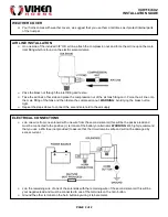 Предварительный просмотр 2 страницы Vixen Horns VXH1167CX2 Installation Manual