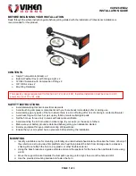 Vixen Horns VXH1264YBX2 Installation Manual предпросмотр