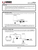 Предварительный просмотр 2 страницы Vixen Horns VXH4114 Installation Manual