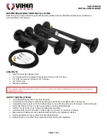 Vixen Horns VXH4124XLB Installation Manual preview