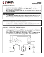 Предварительный просмотр 2 страницы Vixen Horns VXH6805B Installation Manual