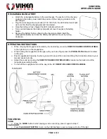 Предварительный просмотр 2 страницы Vixen Horns VXM2390NL Operation Manual