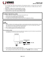 Предварительный просмотр 2 страницы Vixen Horns VXO3118B Installation Manual