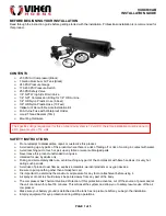 Preview for 1 page of Vixen Horns VXO4830AB Installation Manual