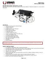 Vixen Horns VXO8115/3311 Installation Manual предпросмотр
