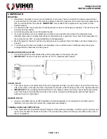 Предварительный просмотр 3 страницы Vixen Horns VXO8115/3311B Installation Manual