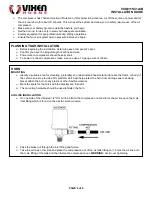 Предварительный просмотр 2 страницы Vixen Horns VXO8115/4124B Installation Manual