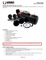 Preview for 1 page of Vixen Horns VXO8210/3118B Installation Manual