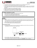 Предварительный просмотр 2 страницы Vixen Horns VXO8210/3318 Installation Manual