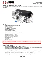 Предварительный просмотр 1 страницы Vixen Horns VXO8325 Installation Manual