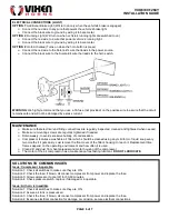 Preview for 6 page of Vixen Horns VXO8330/1264Y Installation Manual